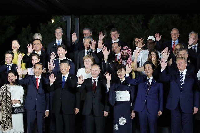 Các nhà lãnh đạo tham dự thượng đỉnh G20 tại Nhật Bản
