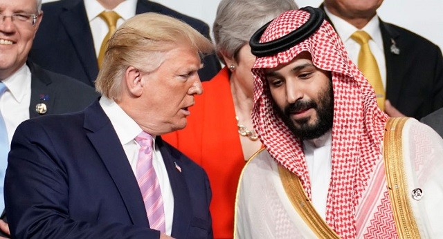 TT Mỹ Donald Trump và Hoàng thái tử Ả rập xê út Mohammed bin Salman 