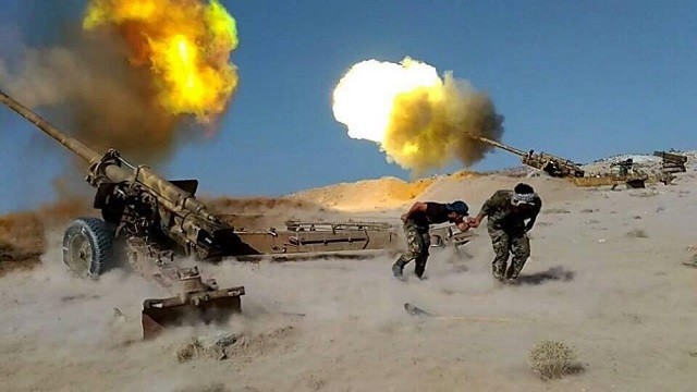 Quân đội Syria dội hỏa lực về phía phiến quân