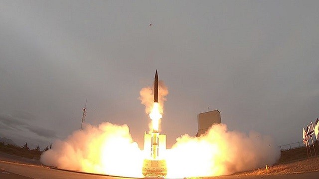Israel thử hệ thống tên lửa Arrow-3 