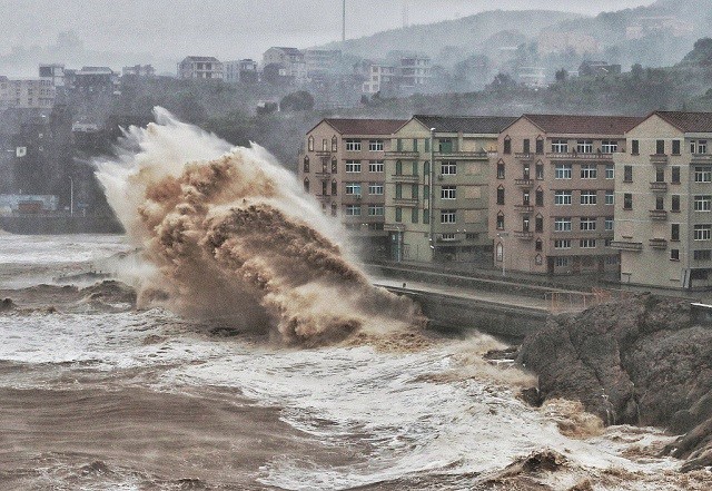 Siêu bão Lekima gây nhiều thiệt hại cho Trung Quốc