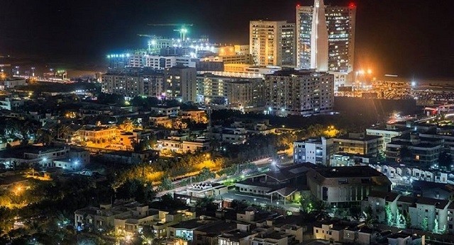 Một góc thành phố Karachi của Pakistan.