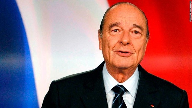 Cựu TT Pháp Jaques Chirac.