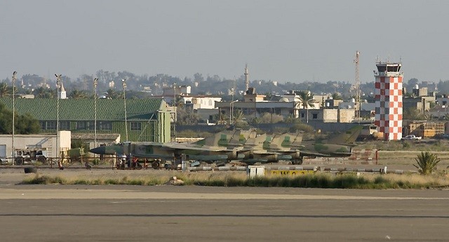 Sân bay Mitiga ở thủ đô Tripoli của Lybia.