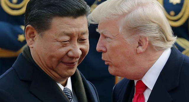 Chủ tịch Trung Quốc Tập Cận Bình và TT Mỹ Donald Trump.