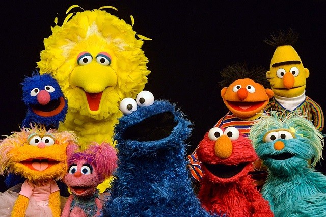 Những con rối trong chương trình Sesame Street.