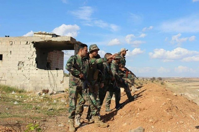 Lực lượng quân đội Syria.