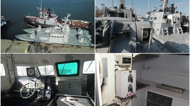 Nga công bố hình ảnh trên những con tàu trao trả cho Ukraine.