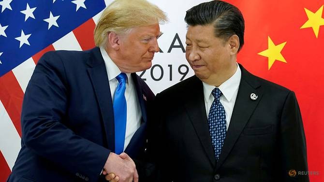 TT Mỹ Donald Trump gặp Chủ tịch Trung Quốc Tập Cận Bình tại thượng đỉnh G20 ở Osaka, Nhật Bản.