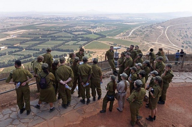 Lực lượng Hezbollah tại cao nguyên Golan.