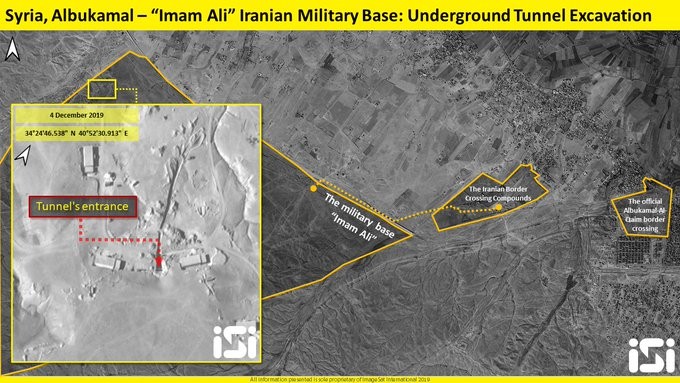 Ảnh vệ tinh cho thấy Iran có đường hầm chứa được xe tải và các hệ thống vũ khí tiên tiến.