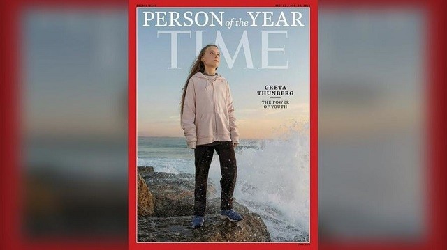 Greta Thunberg là Nhân vật của năm trẻ nhất được in trên bìa của tạp chí 92 tuổi Time.