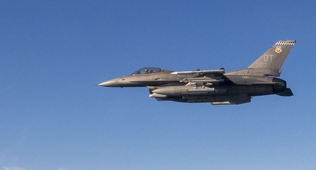 Một chiến đấu cơ F-16.