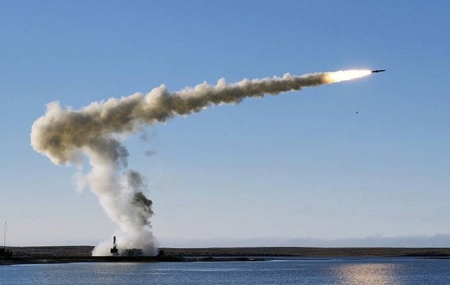 Một vụ phóng tên lửa của Nga.