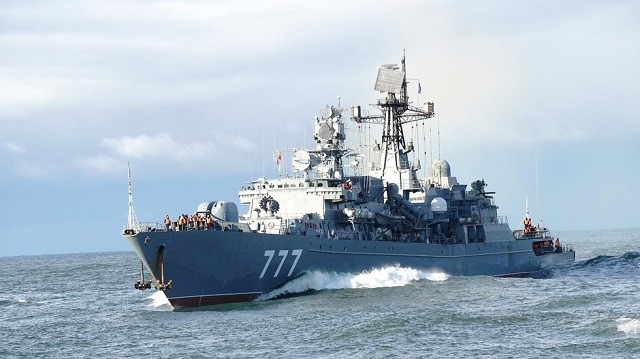 Hình ảnh trong cuộc tập trận chung trên biển giữa Iran, Nga và Trung Quốc.