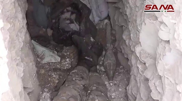 Clip: Quân đội Syria phát hiện mạng lưới đường hầm khủng ở Idlib