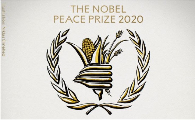 Chương trình Lương thực thế giới được nhận giải Nobel hòa bình 2020.