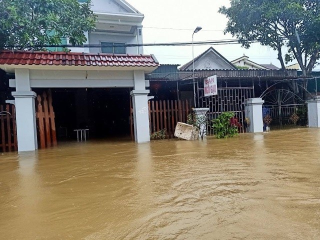 Mưa ngập ở Hà Tĩnh
