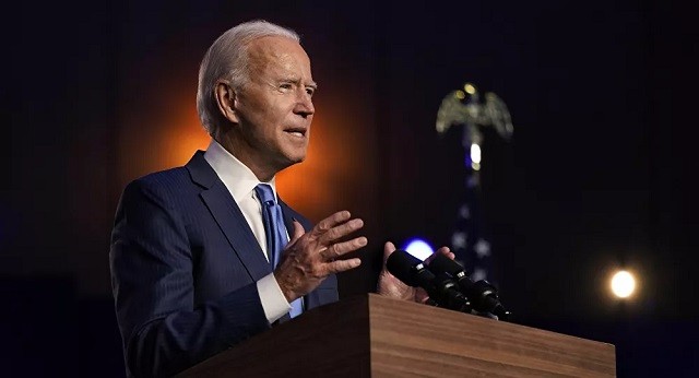Ông Joe Biden có bài phát biểu trước quốc gia.