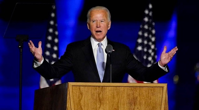 Ông Joe Biden có bài phát biểu trước quốc gia về chiến thắng.