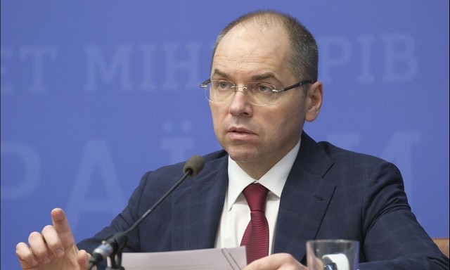 Bộ trưởng Y tế Ukraine Masksym Stepanov 