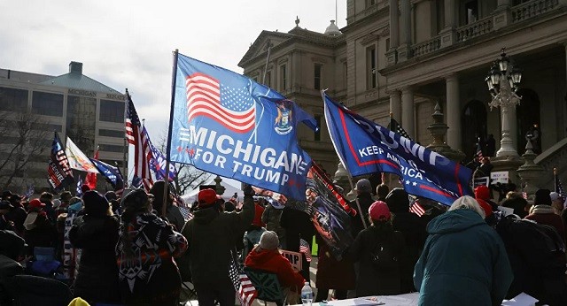 Những người ủng hộ TT Trump tại bang Michigan