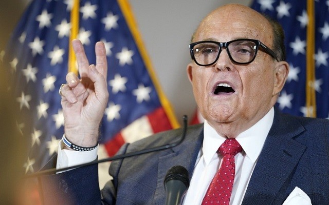 Luật sư Rudy Giuliani.
