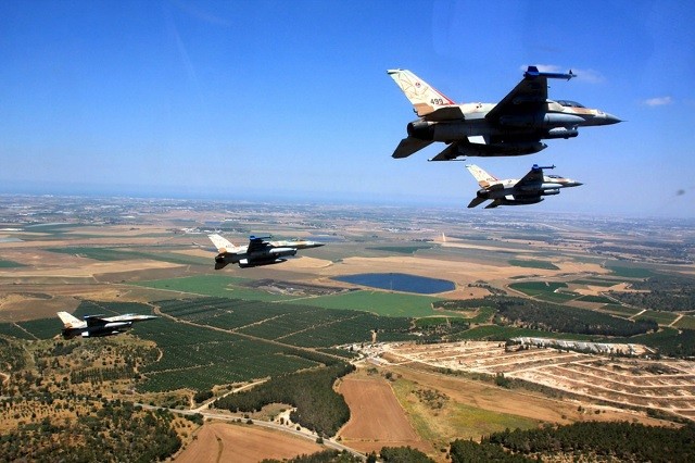 Chiến cơ của Không lực Israel.