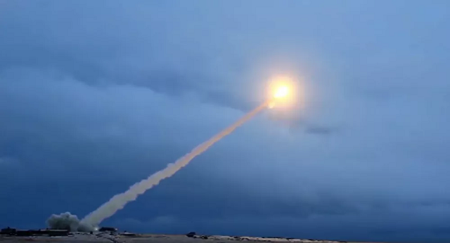 Một vụ thửa tên lửa hành trình hạt nhân của Nga.