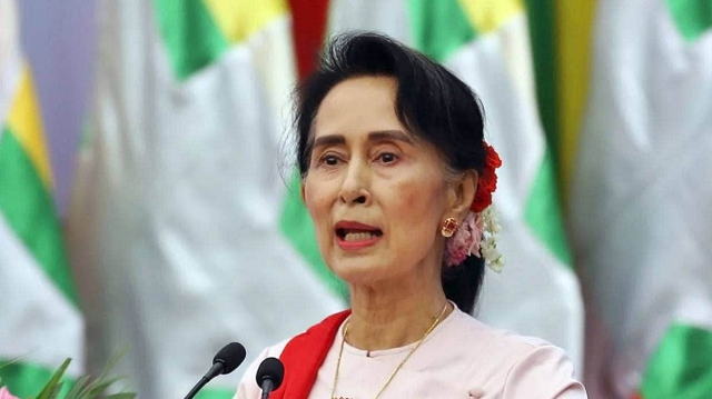 Cố vấn nhà nước  Myanmar Aung San Suu Kyi. 