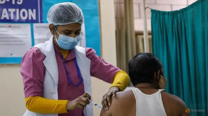 Tiêm vaccine Covid-19 ở Ấn Độ.