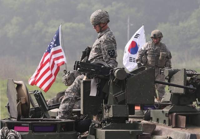 Một cuộc tập trận chung giữa Mỹ và Hàn Quốc.