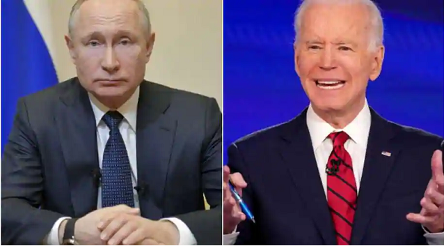 TT Nga Putin và TT Mỹ Biden (phải).