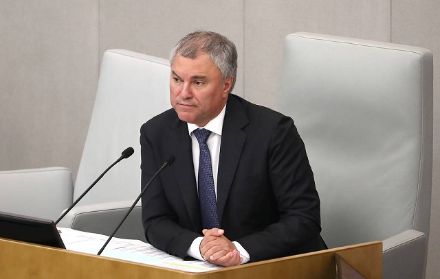 Chủ tịch Hạ viện Nga Vyacheslav Volodin.