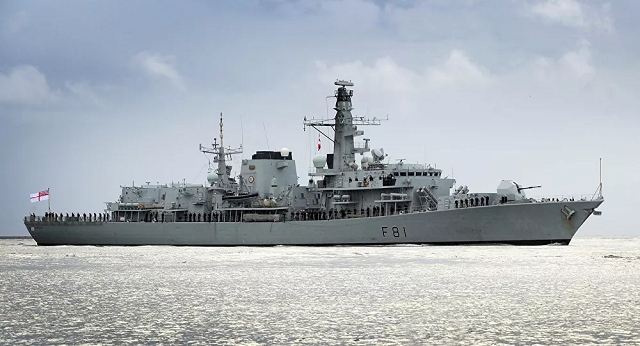 HMS Sutherland của Hải quân Hoàng gia Anh.