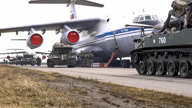 Các phương tiện quân sự của Nga.