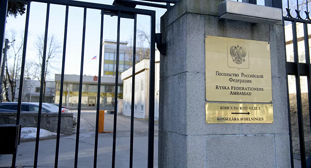 Đại sứ quán Nga tại Thụy Điển.