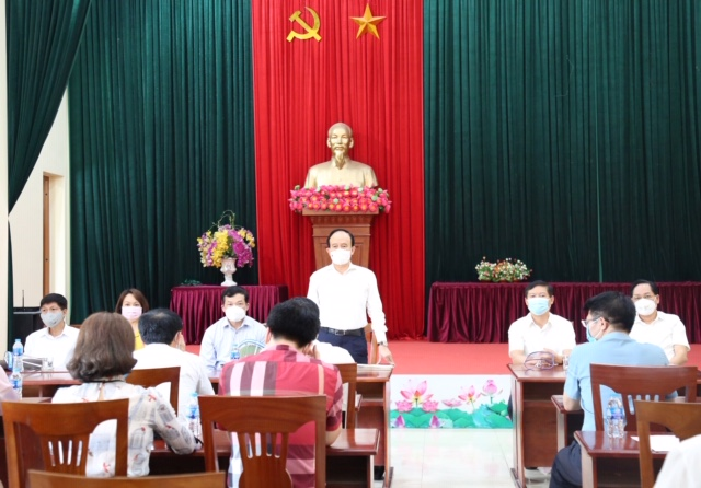 Đoàn công tác số 3 của Thành ủy Hà Nội làm việc tại huyện Thường Tín