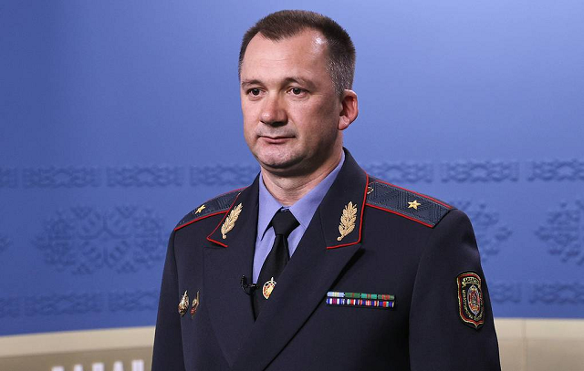 Bộ trưởng Nội vụ Belarus Ivan Kubrakov.