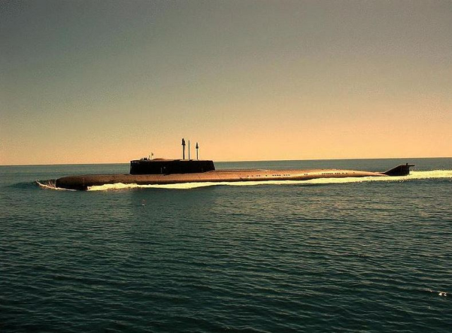 Tàu ngầm hạt nhân Nga.