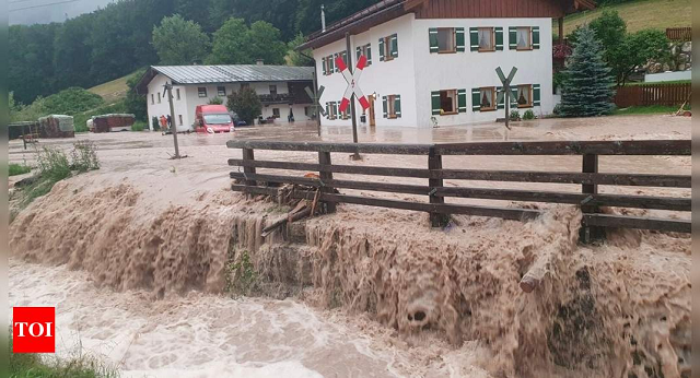 Lũ lụt hoành hành ở châu Âu