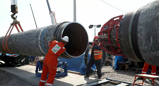 Đường ống dự án Nord Stream 2.