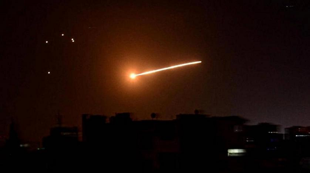 Một cuộc tấn công trên bầu trời Syria.