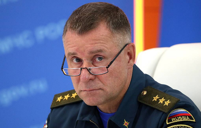 Bộ trưởng Bộ Tình trạng Khẩn cấp Nga Yevgeny Zinichev.