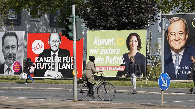Hình ảnh những ứng cử viên của cuộc bầu cử liên bang Đức.