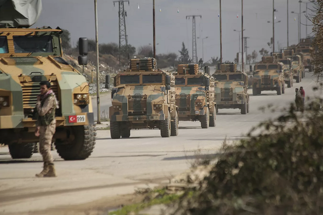 Đoàn xe Thổ Nhĩ Kỳ ở Idlib, Syria.
