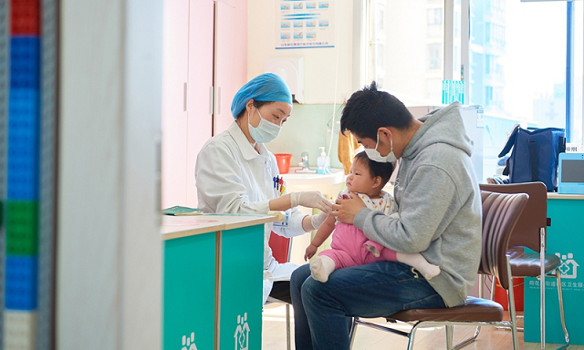 Tiêm vắc xin ở Trung Quốc.