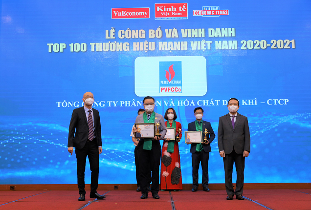 Đạm Phú Mỹ được vinh danh Top 100 Thương hiệu mạnh Việt Nam.