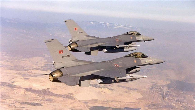 Chiến đấu cơ của không quân Thổ Nhĩ Kỳ.