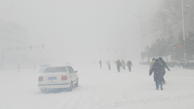 Đông bắc Trung Quốc tê liệt vì bão tuyết mang sức tàn phá